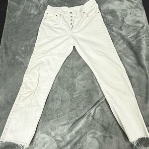 Levi's Women's Straight Leg Jeans in White